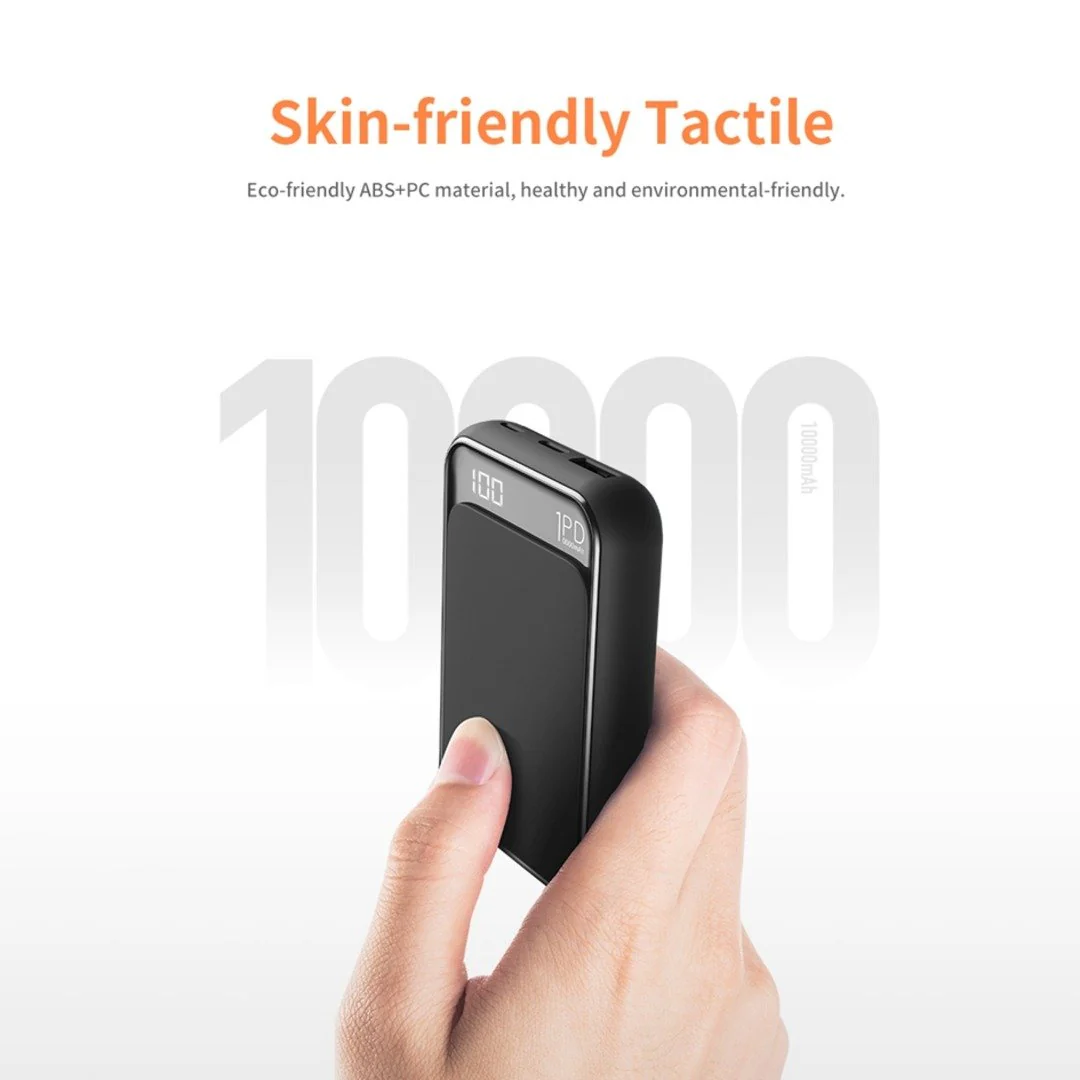 Rock space - P65 10000 mAh Mini PD Digital Display Power Bank - Image 11