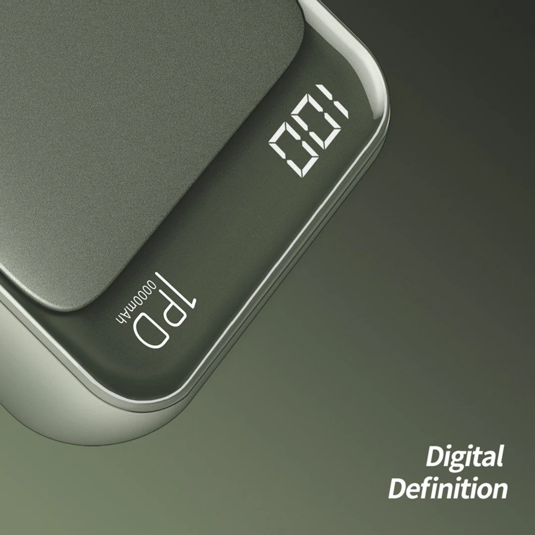 Rock space - P65 10000 mAh Mini PD Digital Display Power Bank - Image 5