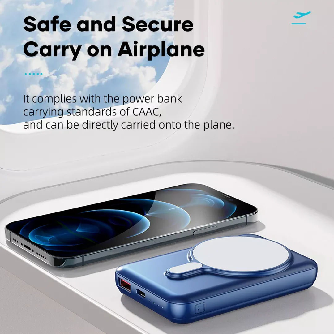 Rock Space - 10000 mAh Wireless PD Magnetic Charger - Image 4