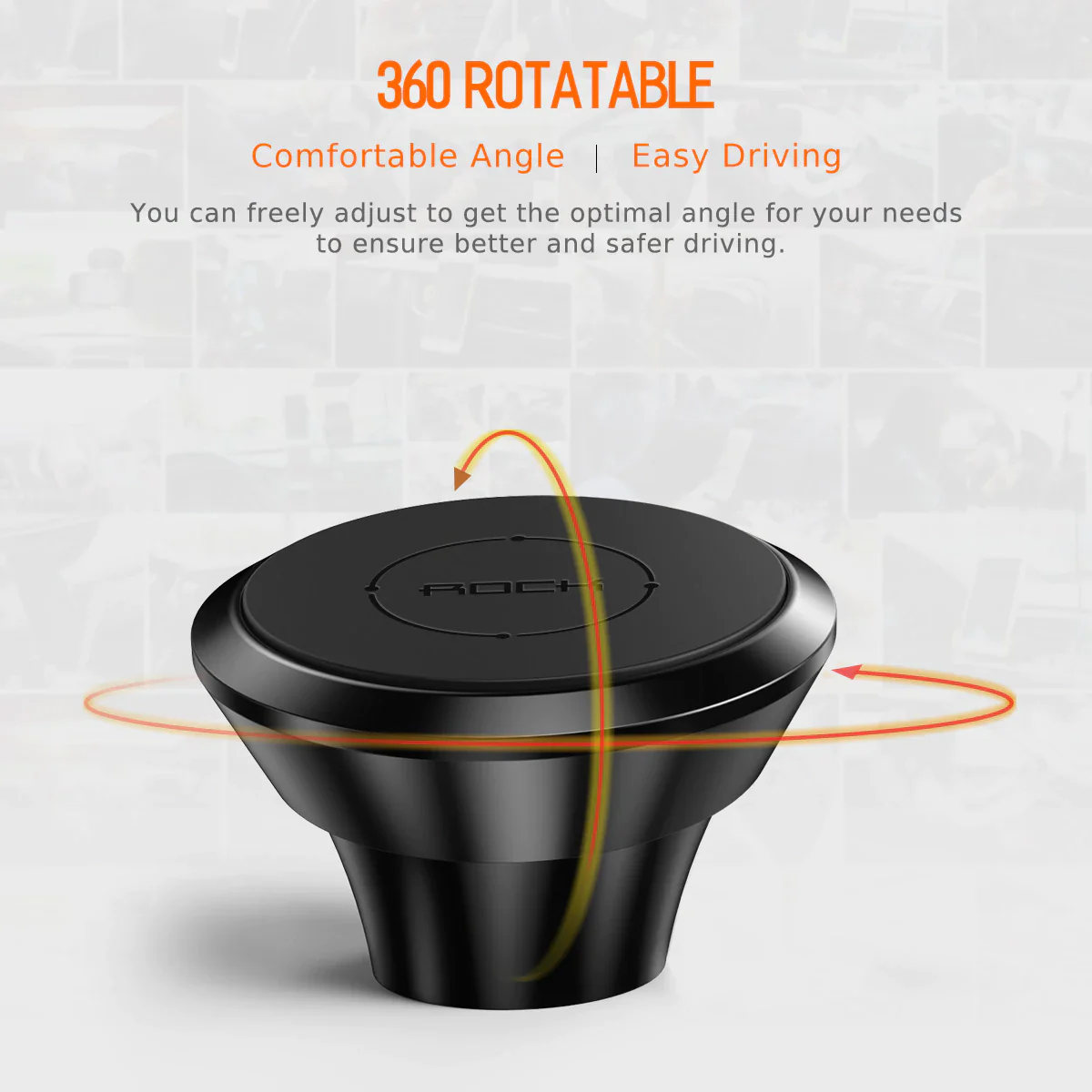 Rock ® Universal Magnetic Dashboard Car Mount - Image 14