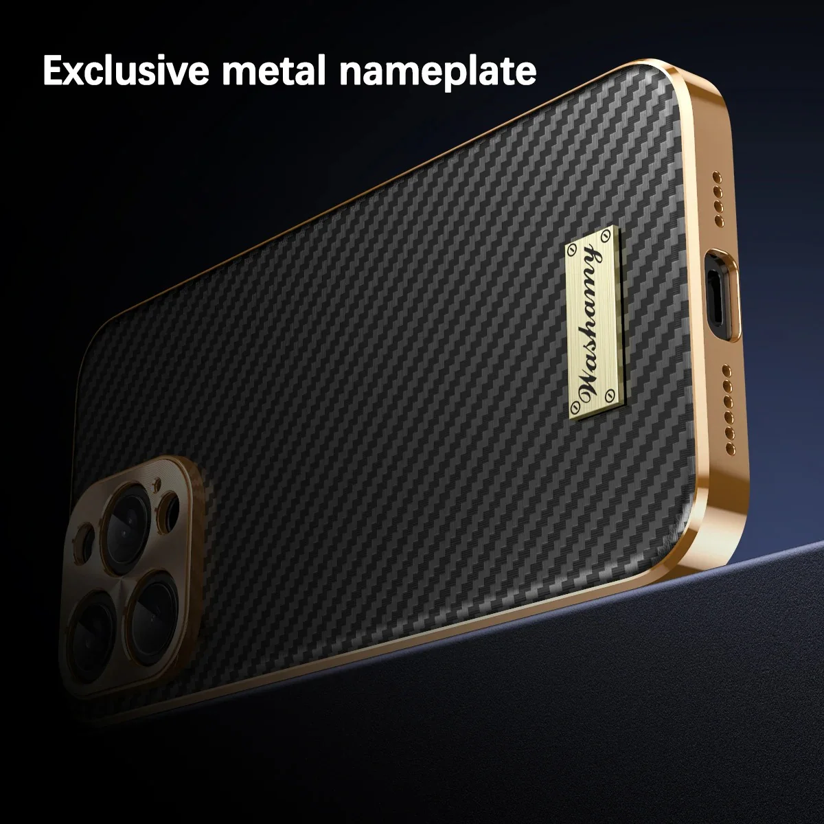 Royal Crown Golden Fiber Case - Image 3