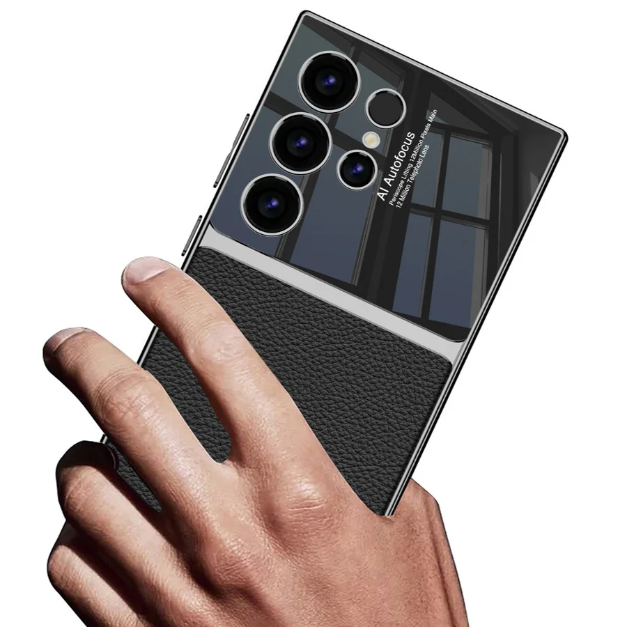 Premium Leather Electroplating Case - Samsung - Image 5