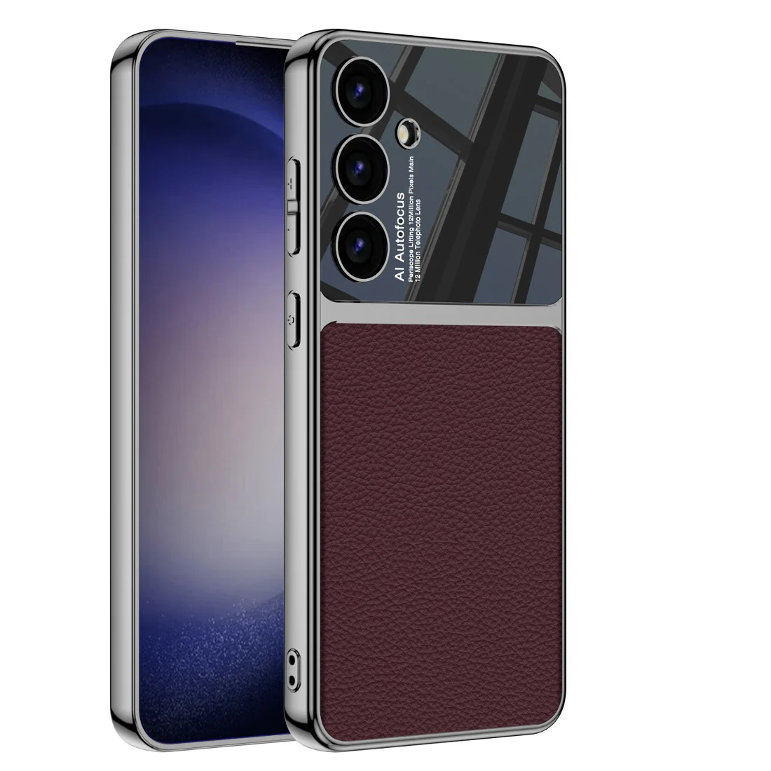 Premium Leather Electroplating Case - Samsung - Image 6