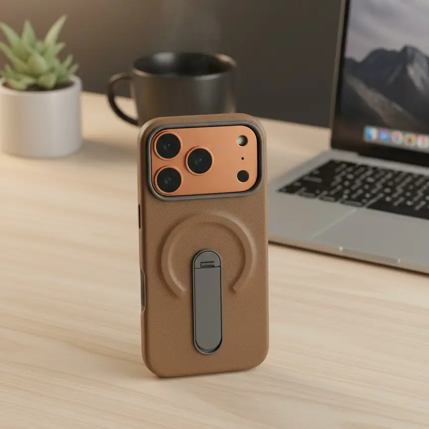 Rustic Stone Mag Stand Case - Image 4