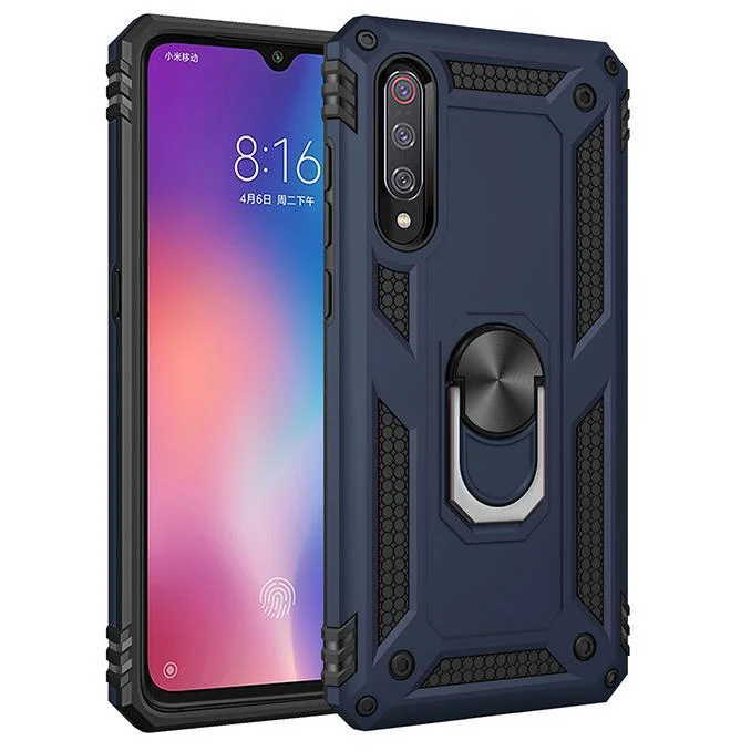 Galaxy A50 Armour Shield Ring Holder Back Case - Image 4