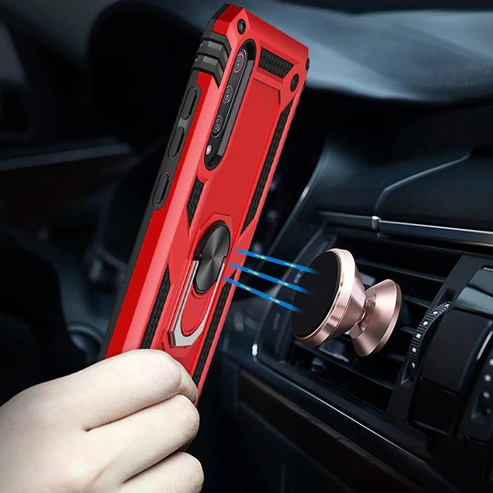 Galaxy A50 Armour Shield Ring Holder Back Case - Image 6