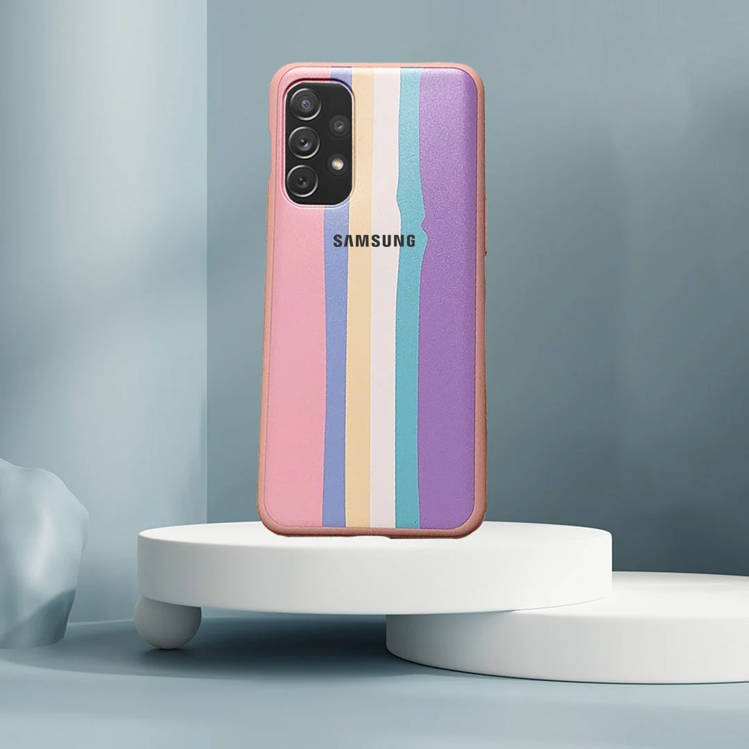 Rainbow Liquid Silicone Logo Case - Samsung - Image 5