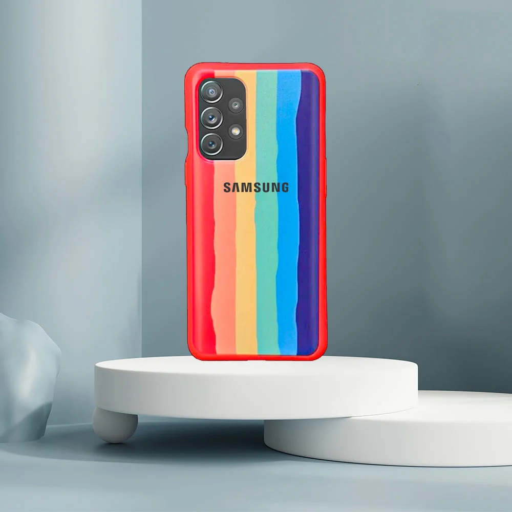 Rainbow Liquid Silicone Logo Case - Samsung - Image 6