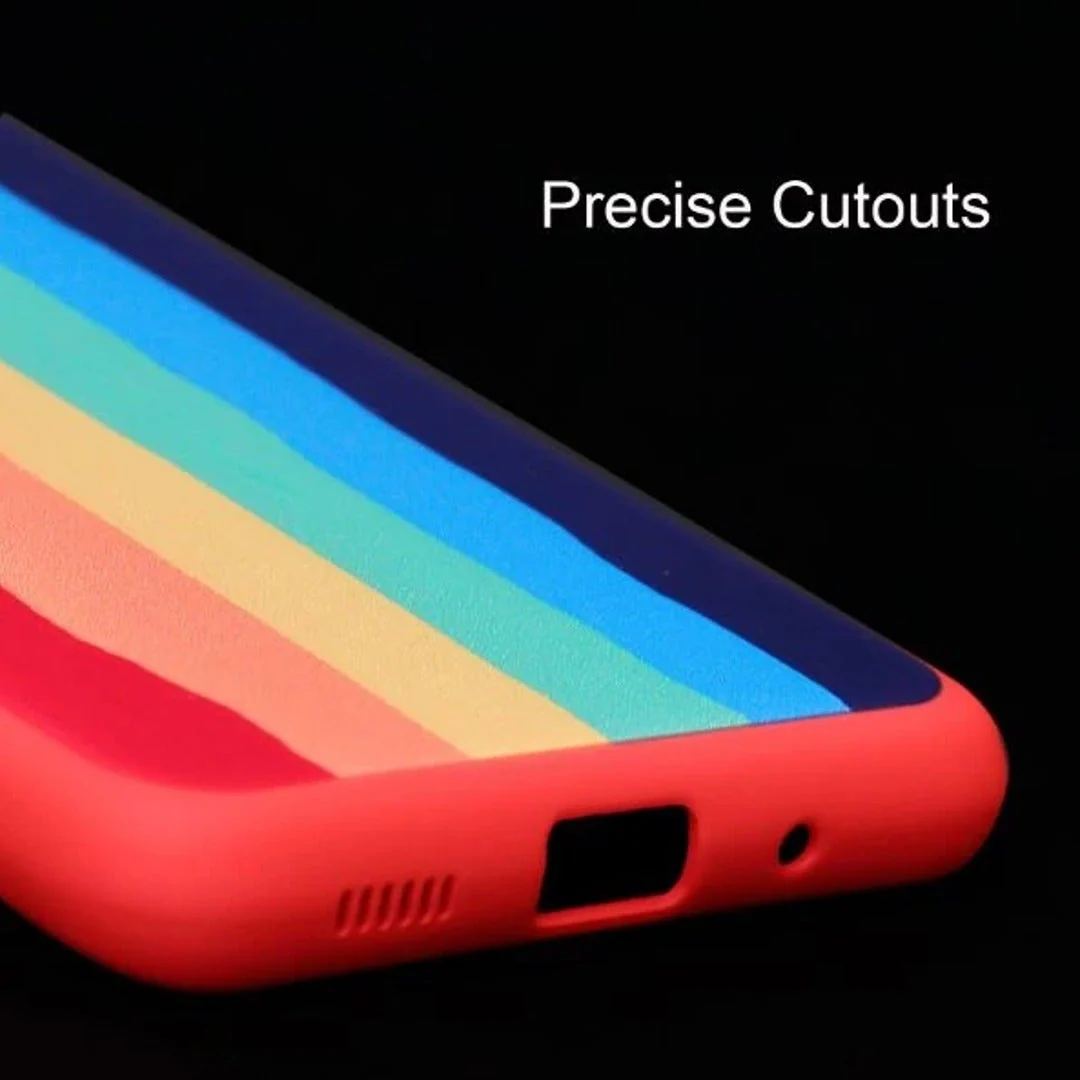Rainbow Liquid Silicone Logo Case - Samsung - Image 8