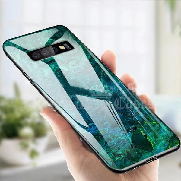Galaxy S10 Plus Classic Nature Elemental Textured Marble Case - Image 2