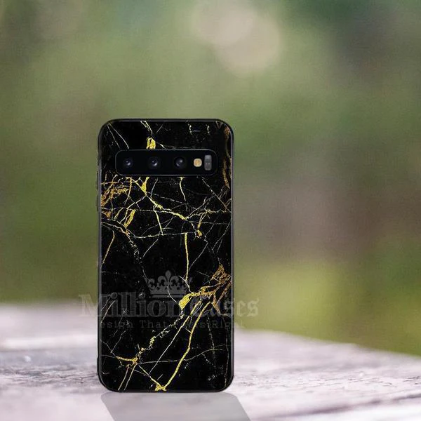 Galaxy S10 Plus Classic Nature Elemental Textured Marble Case - Image 5