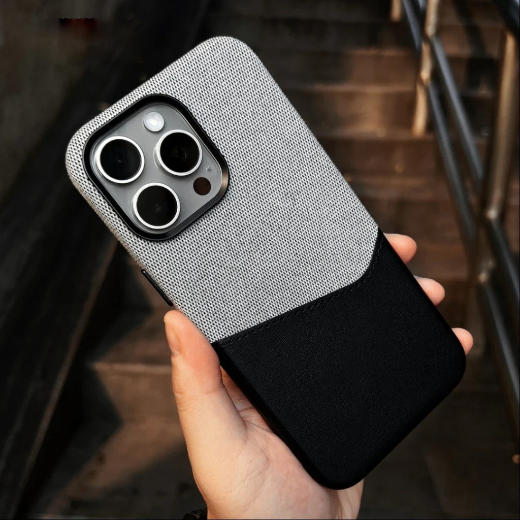 Sleek Dual Tone Card Holder Case - iPhone - Image 2
