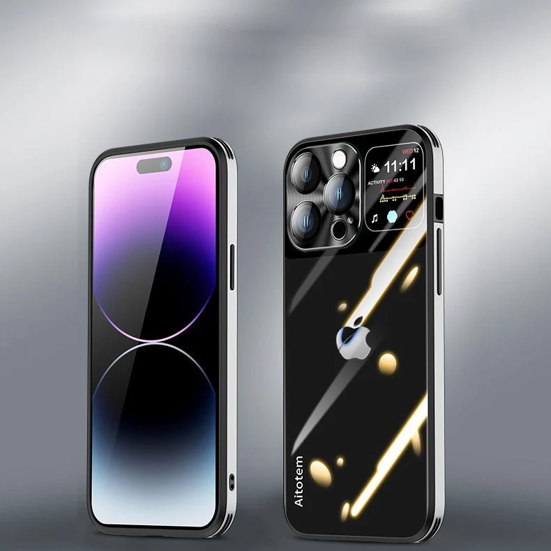 Sleek Glossy Armor Window Glass Case - iPhone - Image 2
