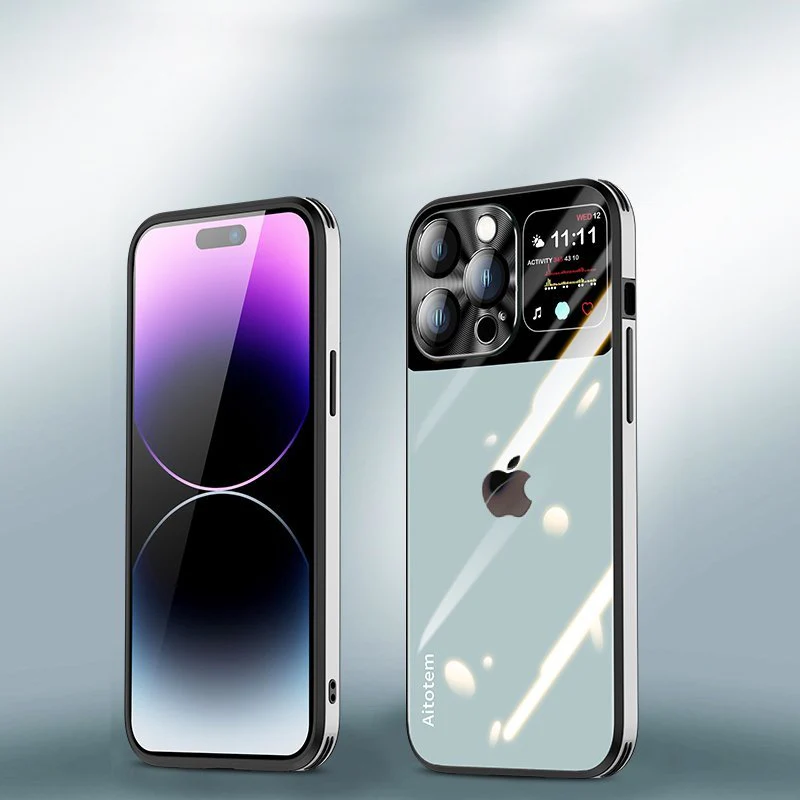 Sleek Glossy Armor Window Glass Case - iPhone - Image 3