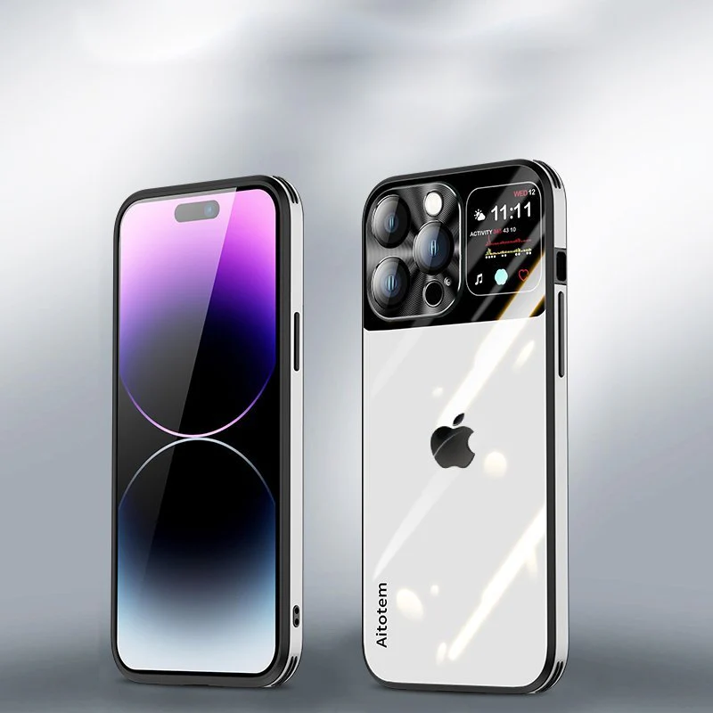 Sleek Glossy Armor Window Glass Case - iPhone - Image 4