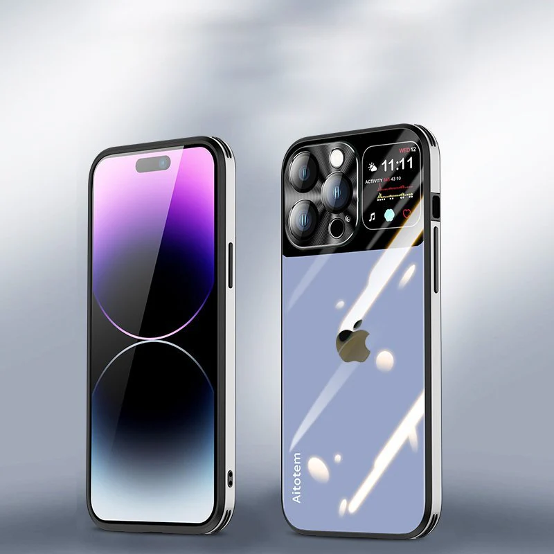 Sleek Glossy Armor Window Glass Case - iPhone - Image 5