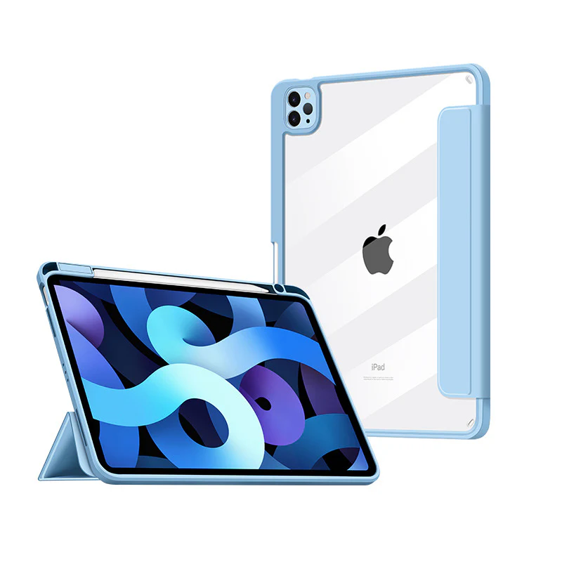 Smart Flip Clear Magnetic Separation Case For iPad - Image 4