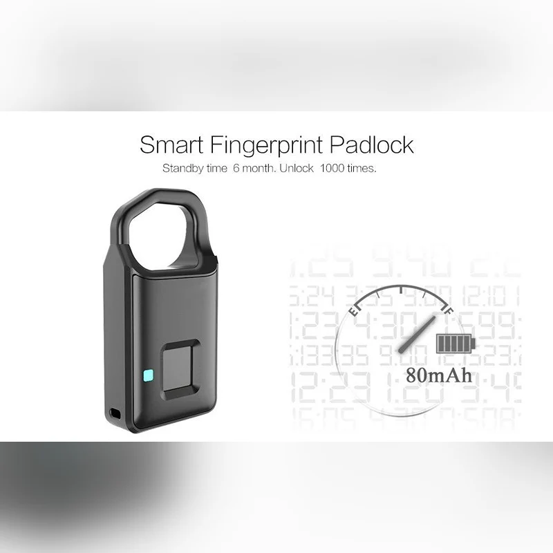 Smart Keyless Anti-theft Digital Fingerprint Padlock - Image 4