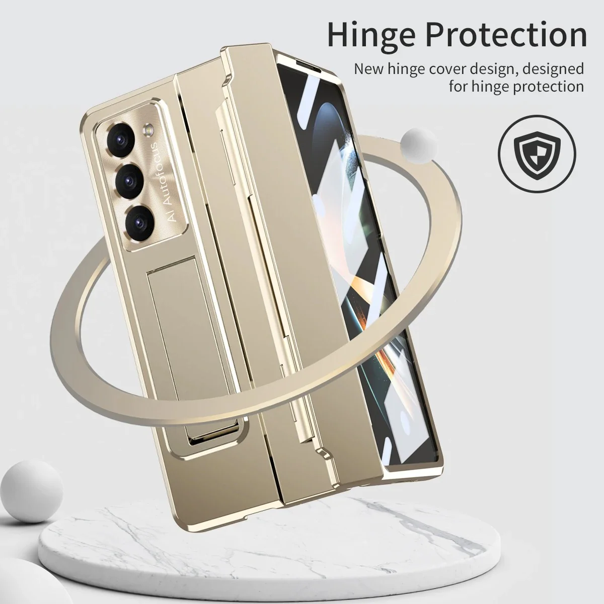 Smudge Free Hinge Protected Kickstand Case - Samsung - Image 4