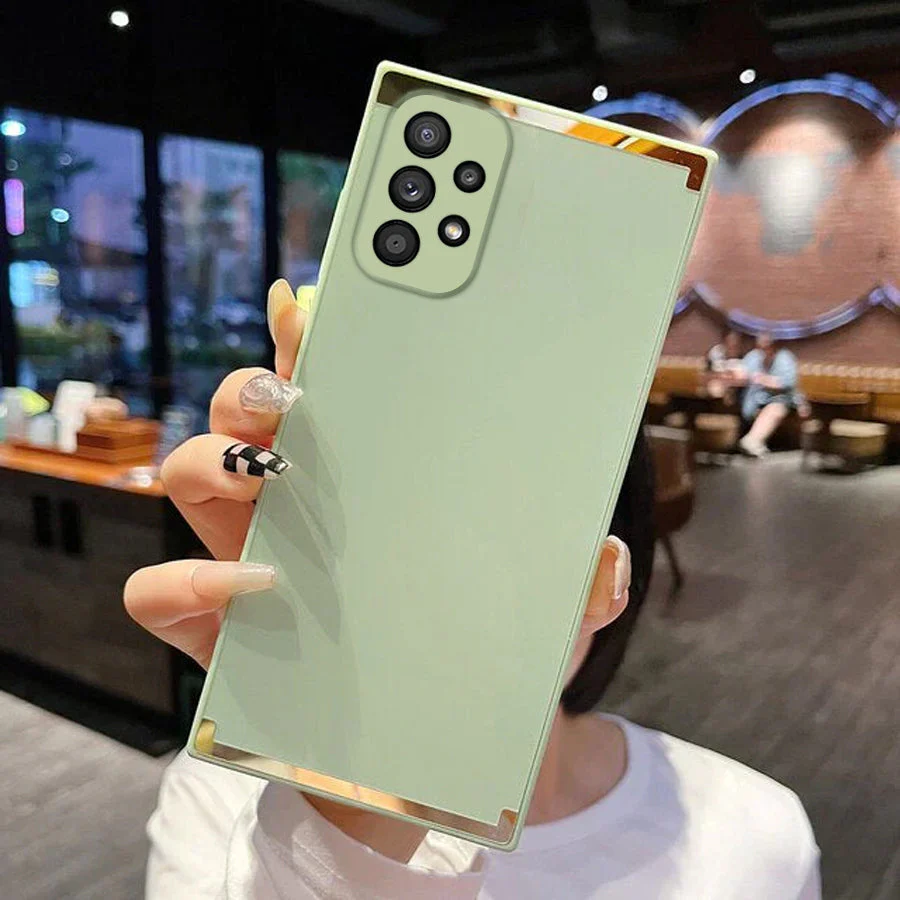Square Gold Plated Matte Case - Samsung - Image 14