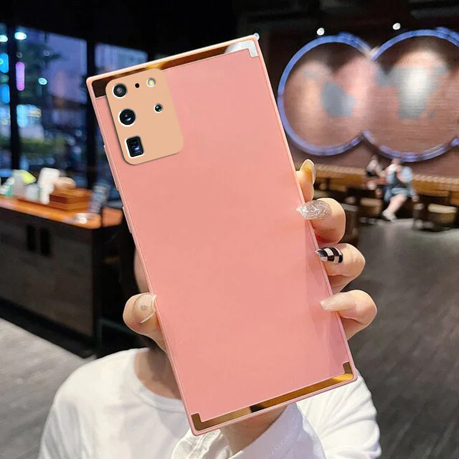 Square Gold Plated Matte Case - Samsung - Image 30