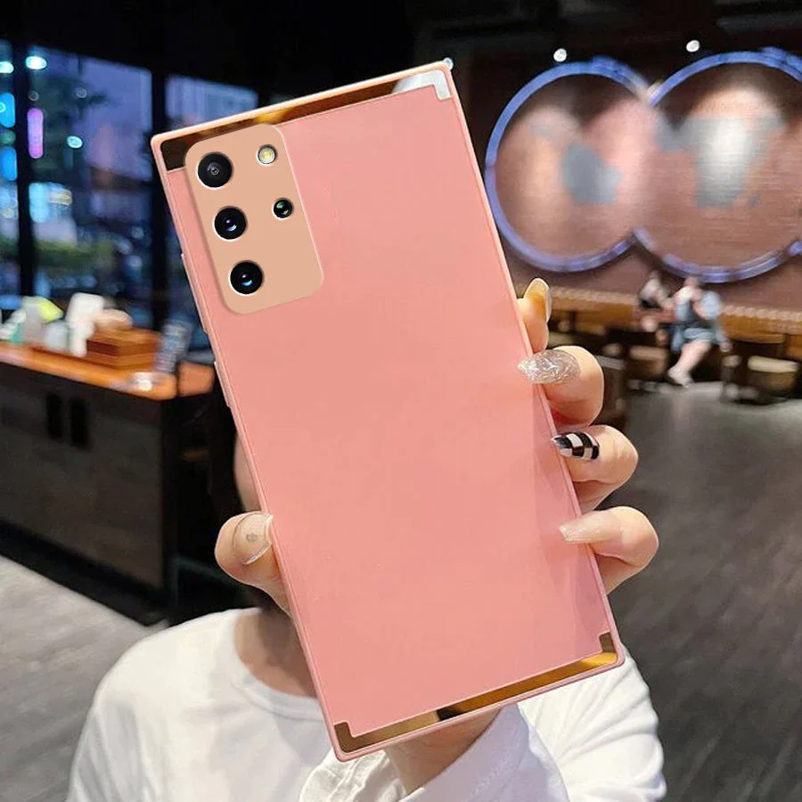 Square Gold Plated Matte Case - Samsung - Image 35