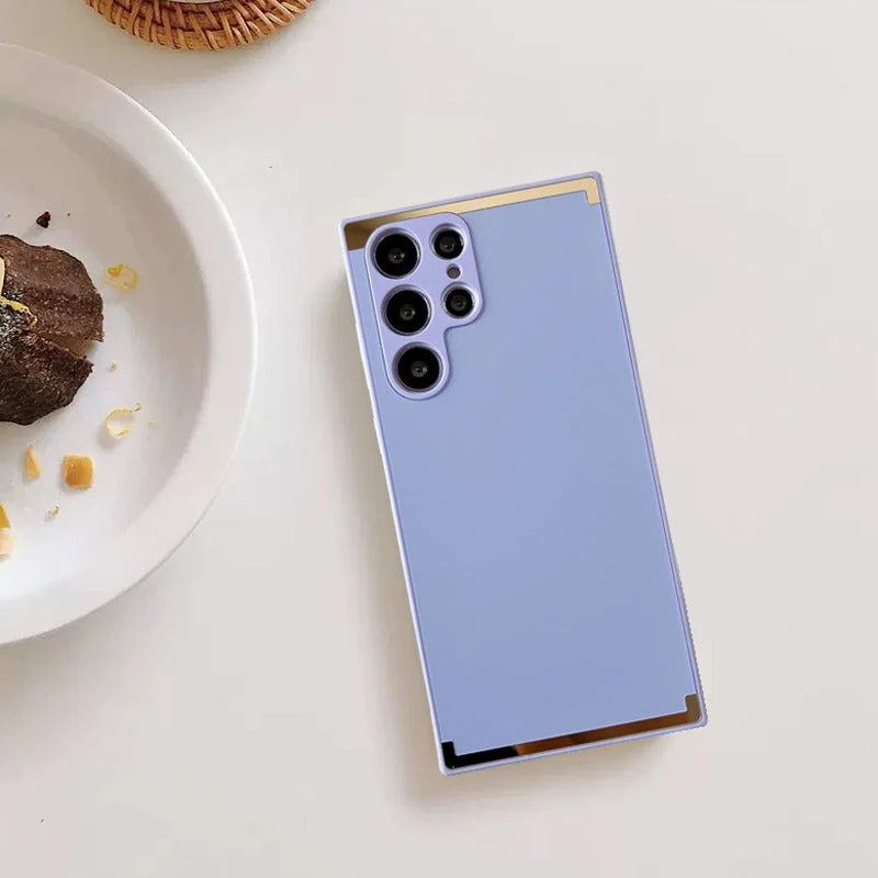 Square Gold Plated Matte Case - Samsung - Image 39