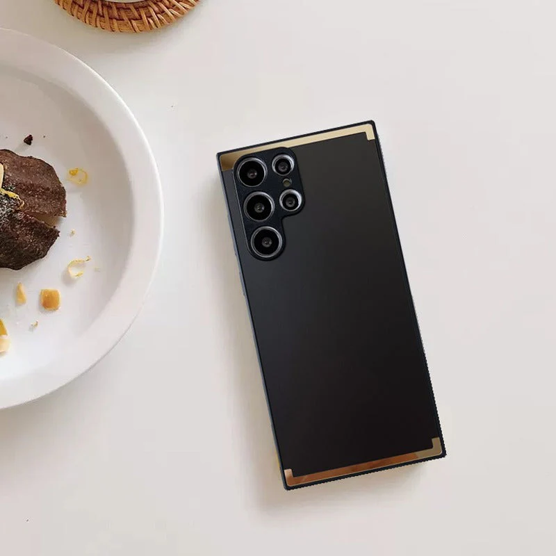 Square Gold Plated Matte Case - Samsung - Image 40