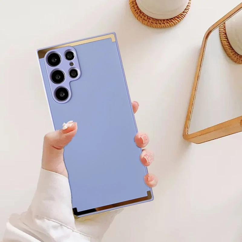 Square Gold Plated Matte Case - Samsung - Image 43
