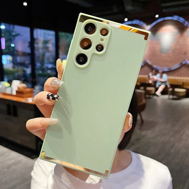 Square Gold Plated Matte Case - Samsung - Image 6