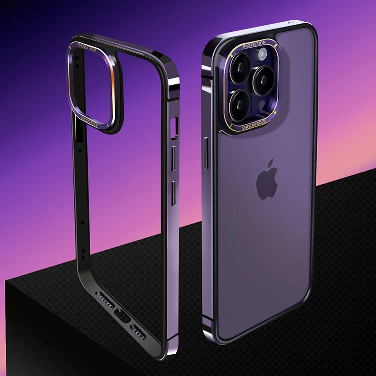 Aluminium Defense Shield Anti Drop Frame - iPhone - Image 3