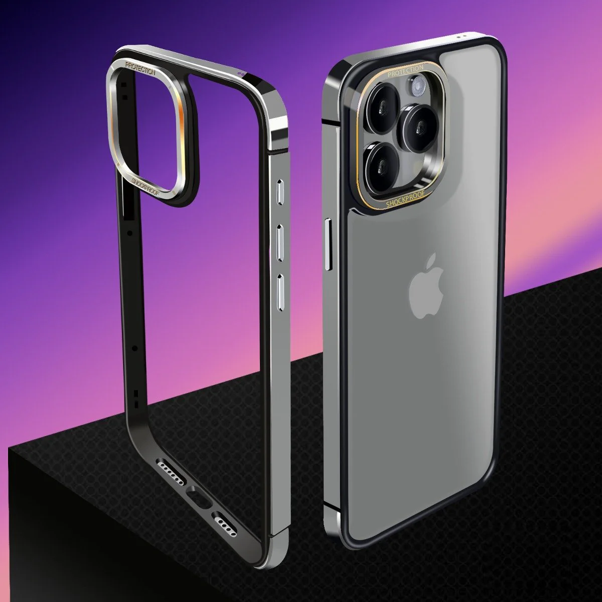 Aluminium Defense Shield Anti Drop Frame - iPhone - Image 4