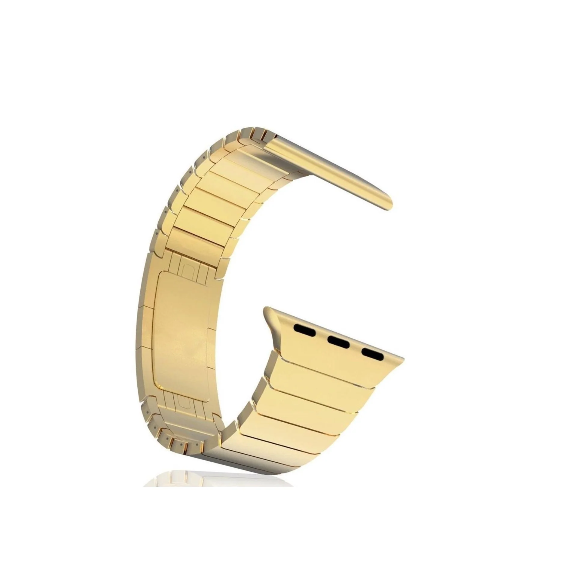 Stainless Steel Link Band for Apple Watch [42/44MM] - Gold - (WATCH NOT INCLUDED) - Image 4