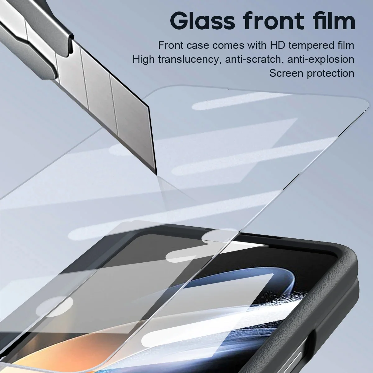 Stretchable Leather Hinge Folding Kickstand Case - Samsung - Image 5