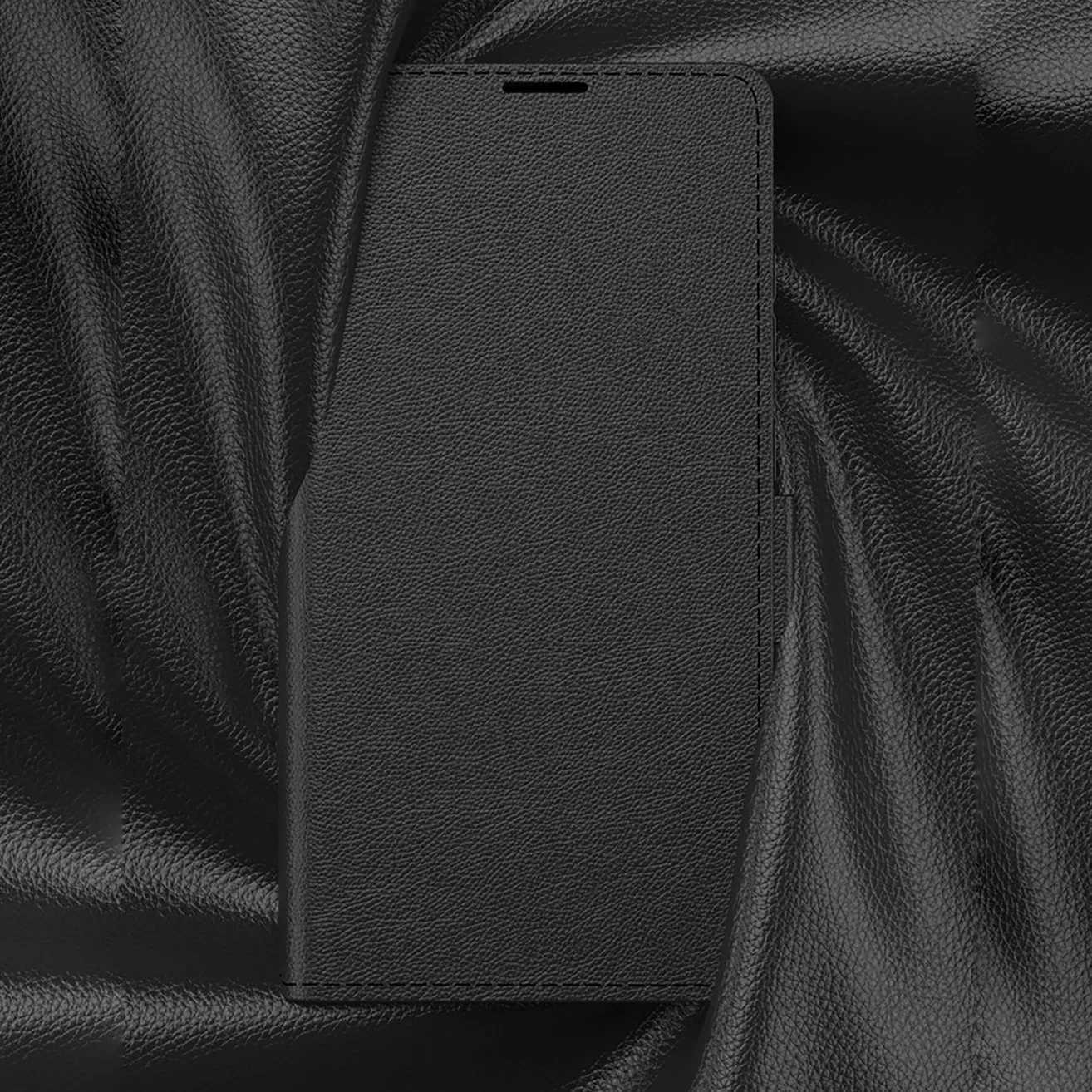 Supreme Curved Leather Flip Wallet Case - Samsung - Image 8