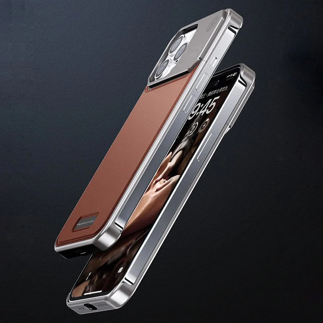 Aero Flex Premium Metallic Leather Case - iPhone - Image 12