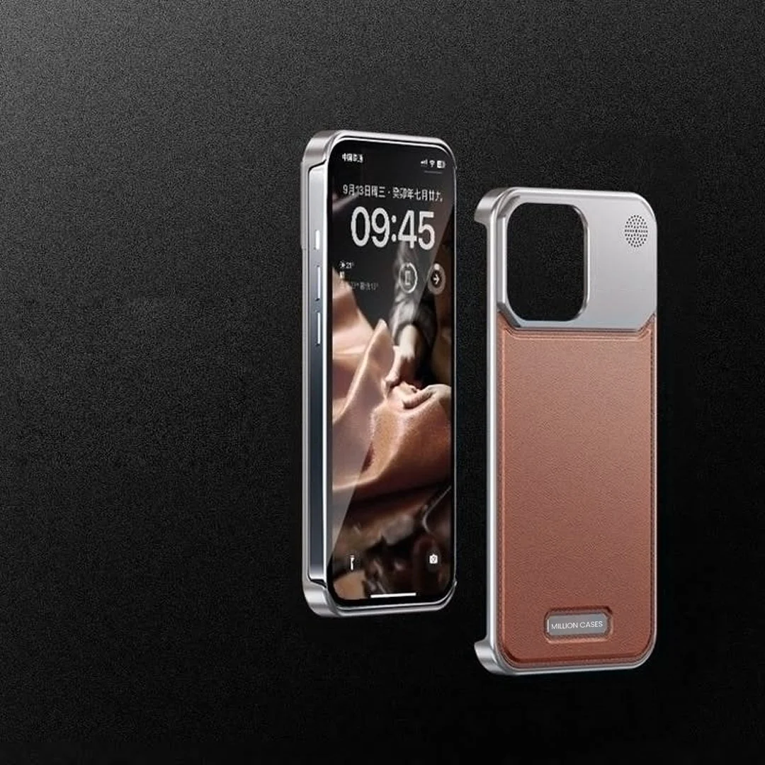 Aero Flex Premium Metallic Leather Case - iPhone - Image 2