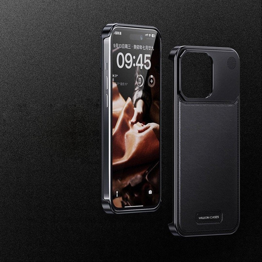 Aero Flex Premium Metallic Leather Case - iPhone - Image 3