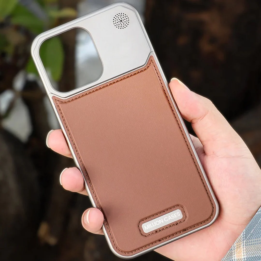 Aero Flex Premium Metallic Leather Case - iPhone - Image 4
