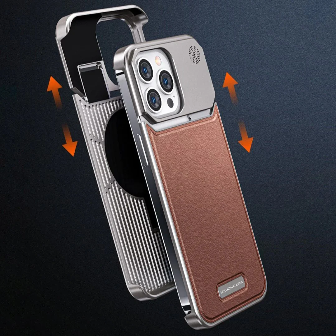 Aero Flex Premium Metallic Leather Case - iPhone - Image 6