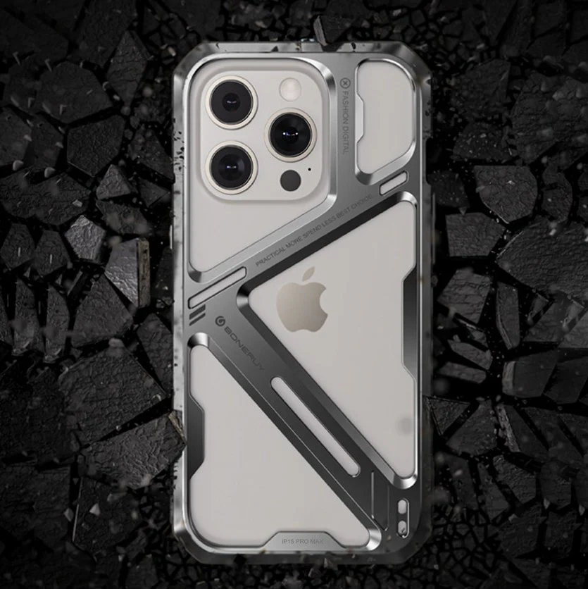 Titanium Alloy Armor Frame Case - iPhone - Image 11