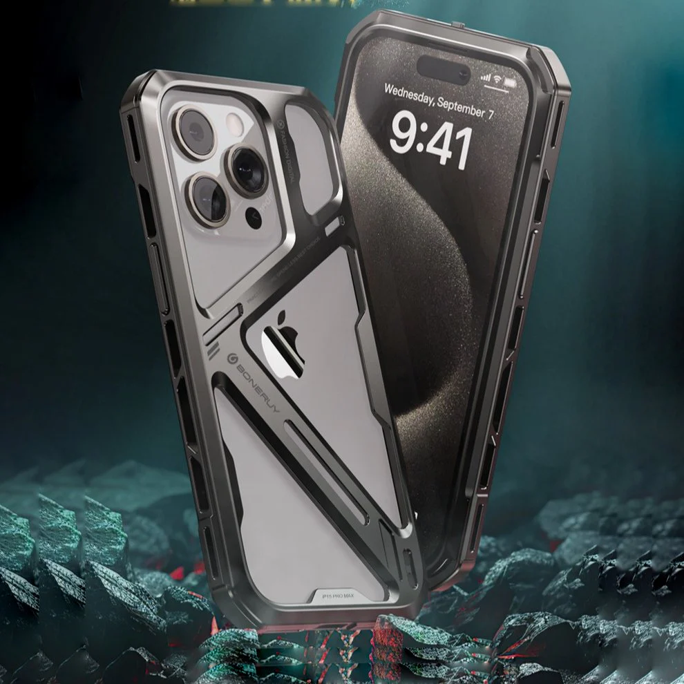 Titanium Alloy Armor Frame Case - iPhone - Image 14