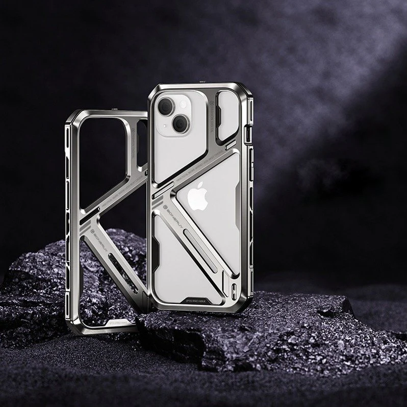 Titanium Alloy Armor Frame Case - iPhone - Image 2
