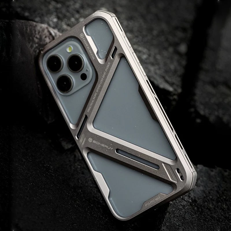 Titanium Alloy Armor Frame Case - iPhone - Image 3