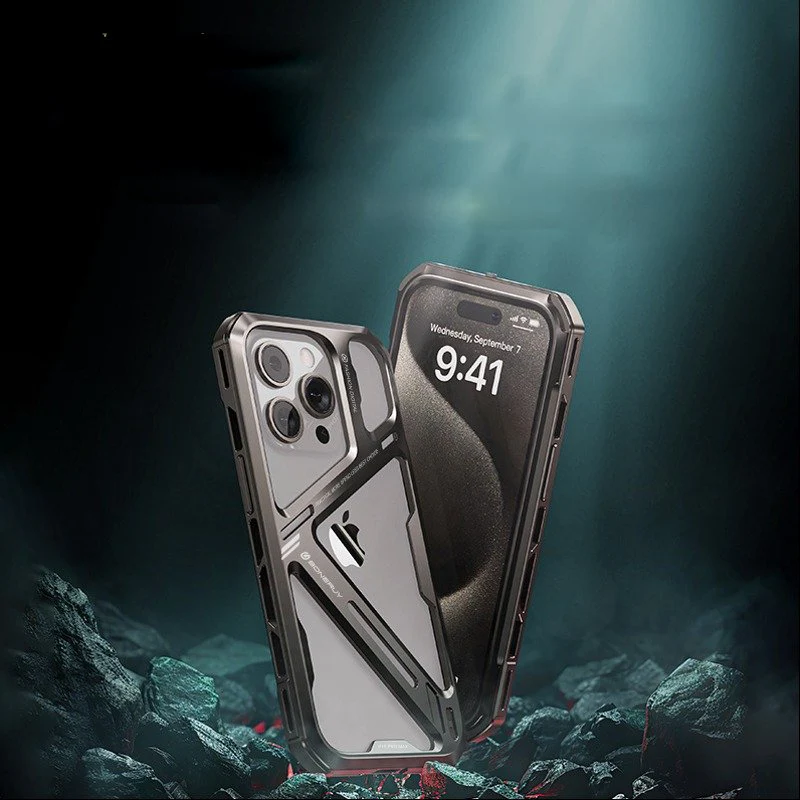 Titanium Alloy Armor Frame Case - iPhone - Image 6