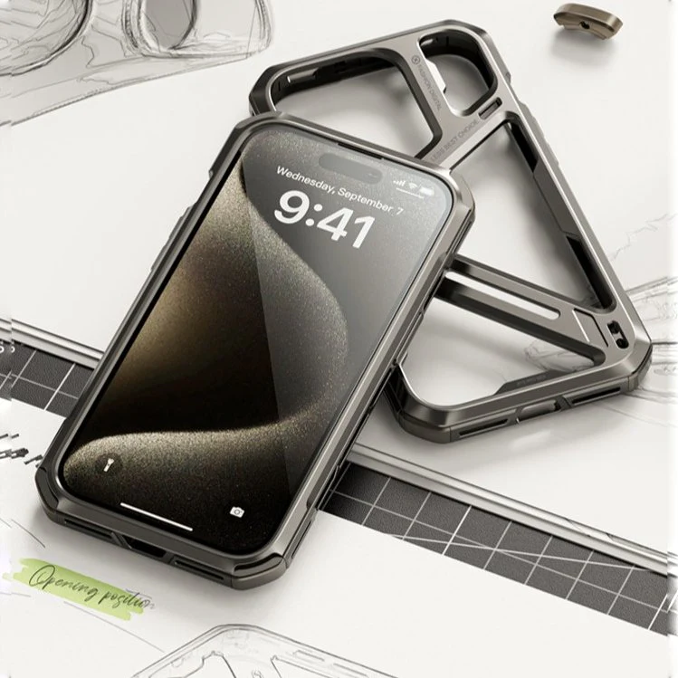 Titanium Alloy Armor Frame Case - iPhone - Image 8