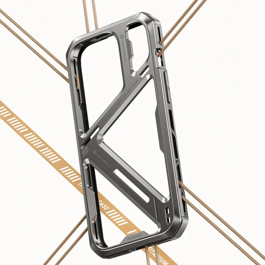 Titanium Alloy Armor Frame Case - iPhone - Image 9