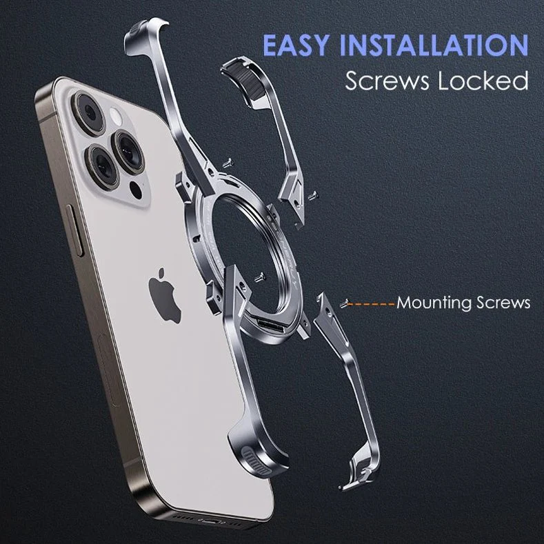 Titanium Frameless Cooling Bracket Case - iPhone - Image 10