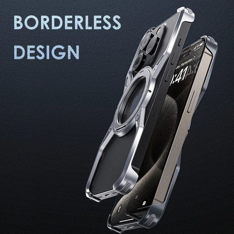 Titanium Frameless Cooling Bracket Case - iPhone - Image 11