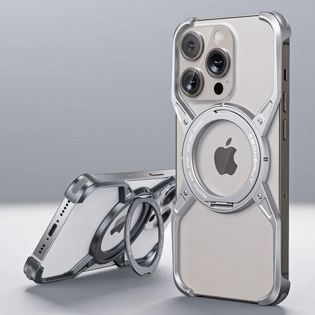 Titanium Frameless Cooling Bracket Case - iPhone - Image 3